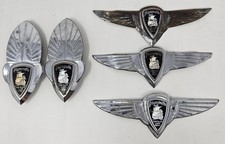 Vintage 1930s Plymouth Chrysler Wing Ship Emblem Lot Of 5 Vintage 1930s Plymouth Chrysler Wing Ship Emblem Lot Of 5