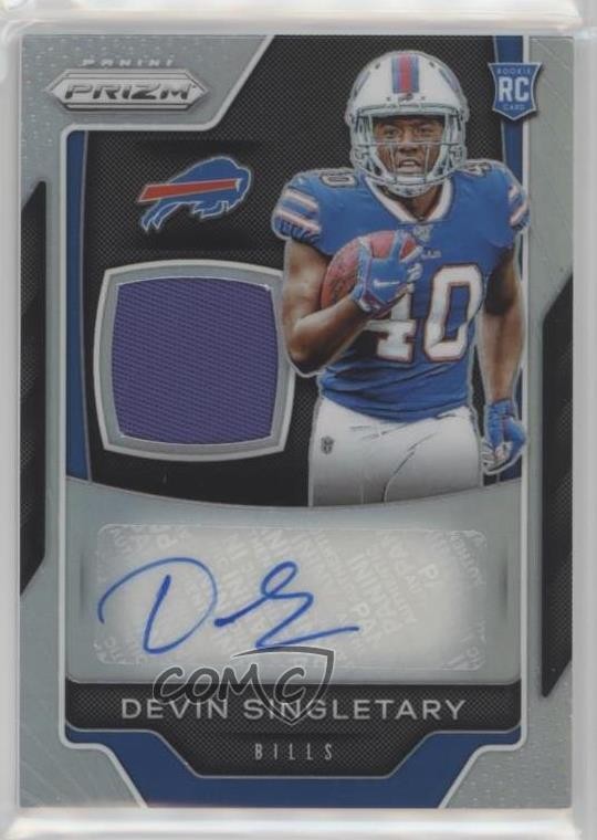 2019 Panini Prizm Rookie 56/60 Devin Singletary #RPA-DS Patch Auto 1g5f