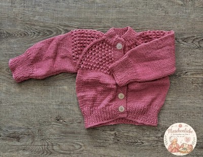 Wunderschöne handgestrickte Jacke, Kuschelig weich und ideal zum Drüberziehen.