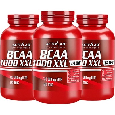 ACTIVLAB BCAA 1000 XXL - 120-240 Tabs - Essentielle Aminosäuren Muskelwachstum