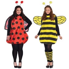 Insect Costumes with Insect Dress, Headband and Leg Sleeves for Kid Adult