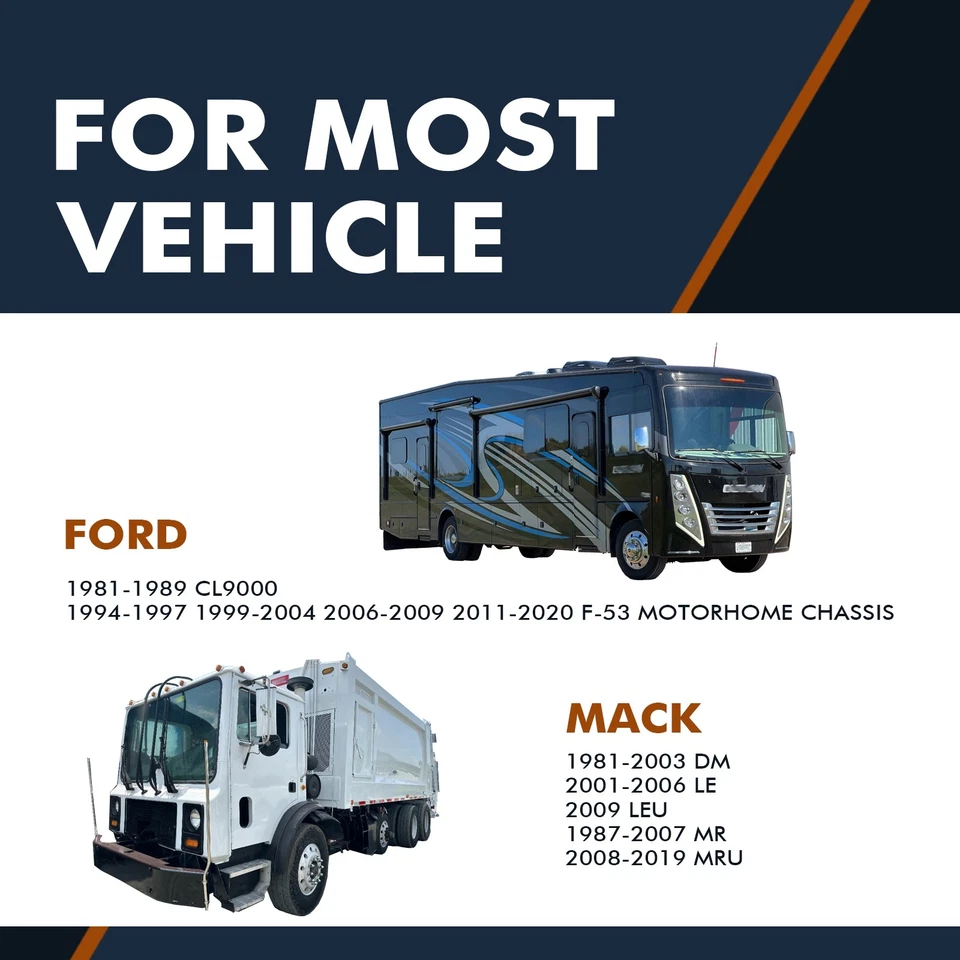 Par de 2 amortiguadores delanteros para chasis autocaravana Ford F-53 1994-2020 Foto 2 de 3