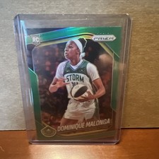 2025 Panini Prizm WNBA #116 Green Prizm Dominique Malonga COLOR MATCH