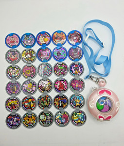 Yo-kai Watch DX Fumi-Chan Model Pink w/ 30 Medals Bandai Japan