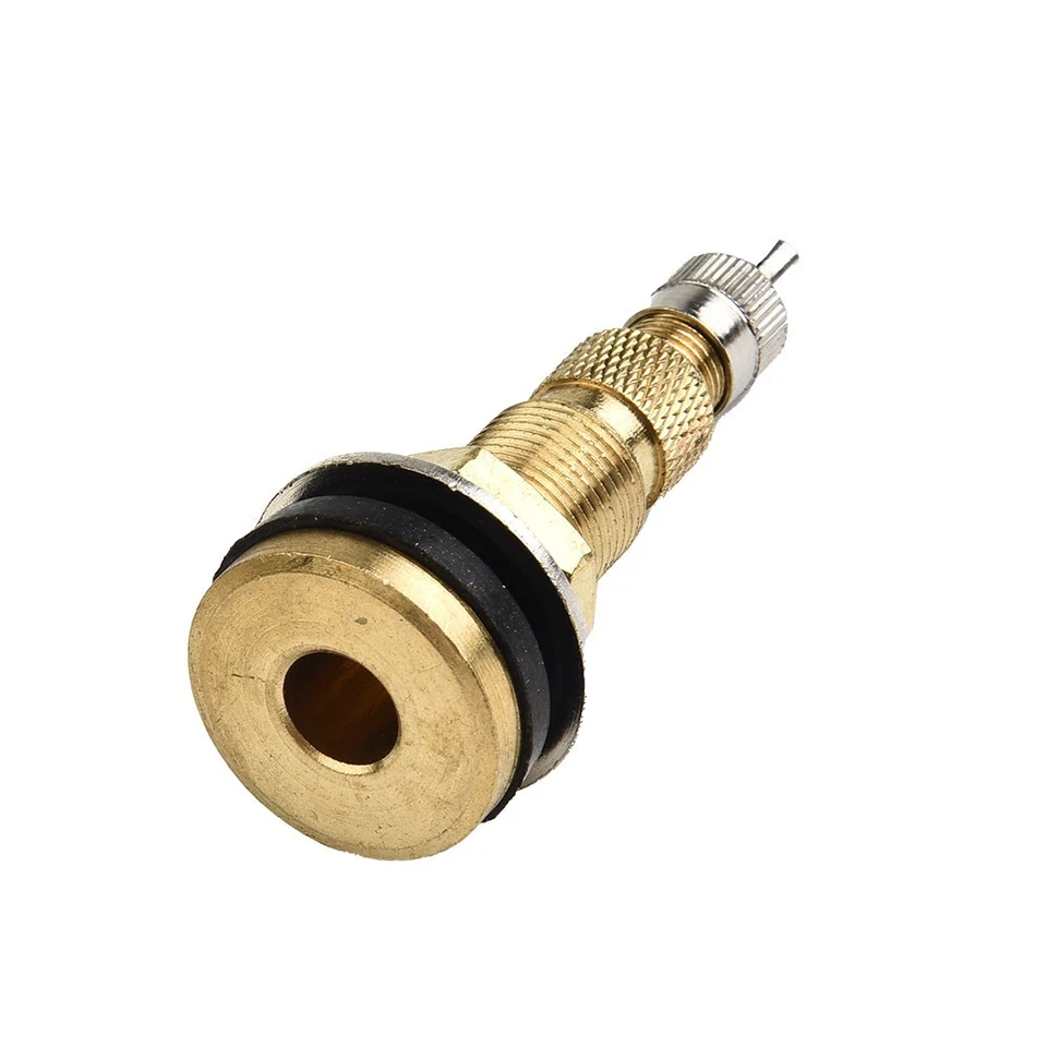 Tractor Air Liquid Water Tubeless Tire Valve Stems Wheel Rim TR618A Brass*10 Pcs - Image 3 of 4