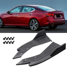 For Nissan Altima Carbon Fiber Style Rear Diffuser Bumper Splitter Spoiler Lip For Nissan Altima Carbon Fiber Style Rear Diffuser Bumper Splitter Spoiler Lip