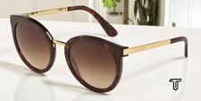 Gafas de sol para mujer Dolce & Gabbana DG4268 502 13 Habana marrón degradado 52 mm