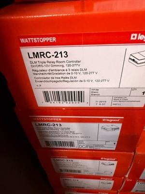 WATTSTOPPER LMRC-213 DLM DIGITAL ROOM CONTROLLER 3 RELAY 0-10V DIMMING NEW