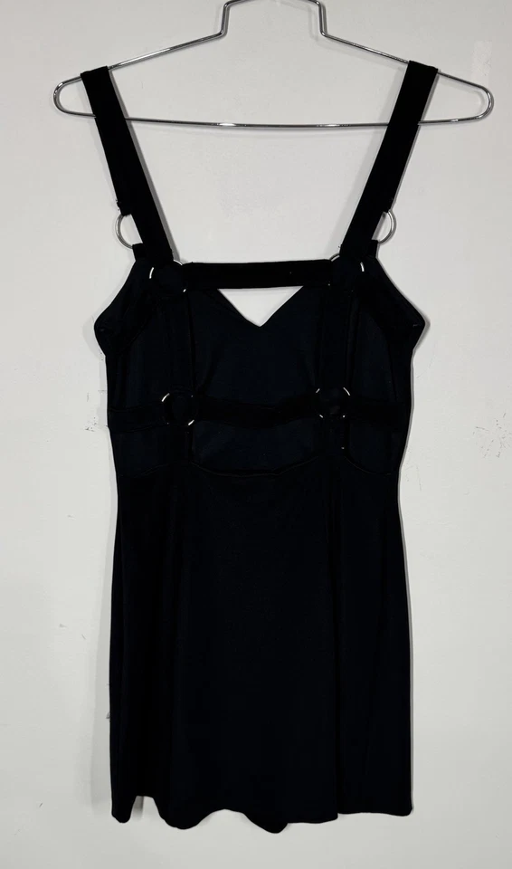 Mini Vestido De Colección Climax Para David Howard Arnés Negro Talla L Witchy Whimsigoth Foto 3 de 4