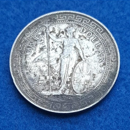 1902 Great Britain Silver Trade Dollar