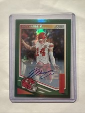 2025 Panini Score Matt Araiza Kansas City Chiefs #288 Signatures Auto (NM+)
