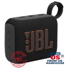 JBL GO 4 Bluetooth Speaker Black Portable Waterproof Dustproof Wireless