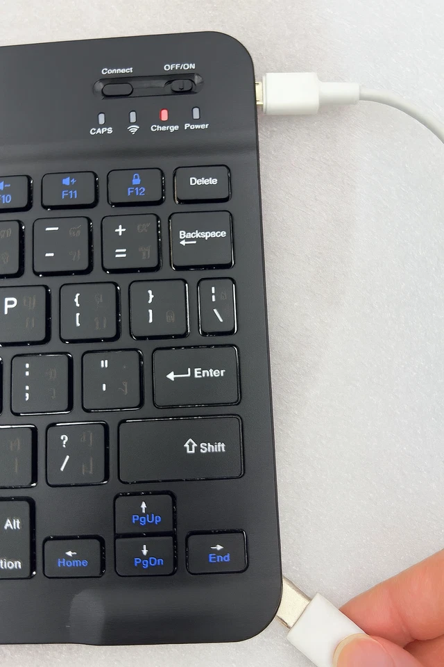 Universal Bluetooth Keyboard Multi-Language Thai QWERTY Tablet Laptop PC Slim - Image 4 of 4