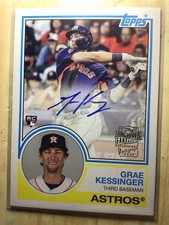 2024 Topps Archives Grae Kessinger RC Rookie On-Card 1983 Fan Favorites Auto
