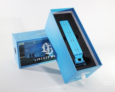 1/64 GCDxLB Blue Transporter Diecast Model 2025Shanghai Toy Show Collection Gift