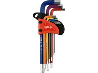 Yato SechskantstiftschlüSselsatz Lang Farbig 9-Tlg. 1,5-10Mm YT-05631