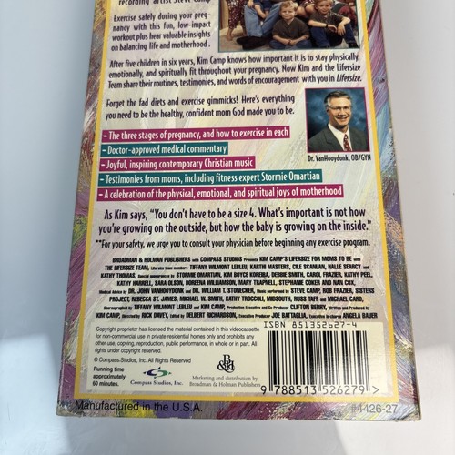 Lifersize With Kim Camp For Moms To Be. Low Impact Pregnancy Workout VHS Tested - Picture 4 of 7