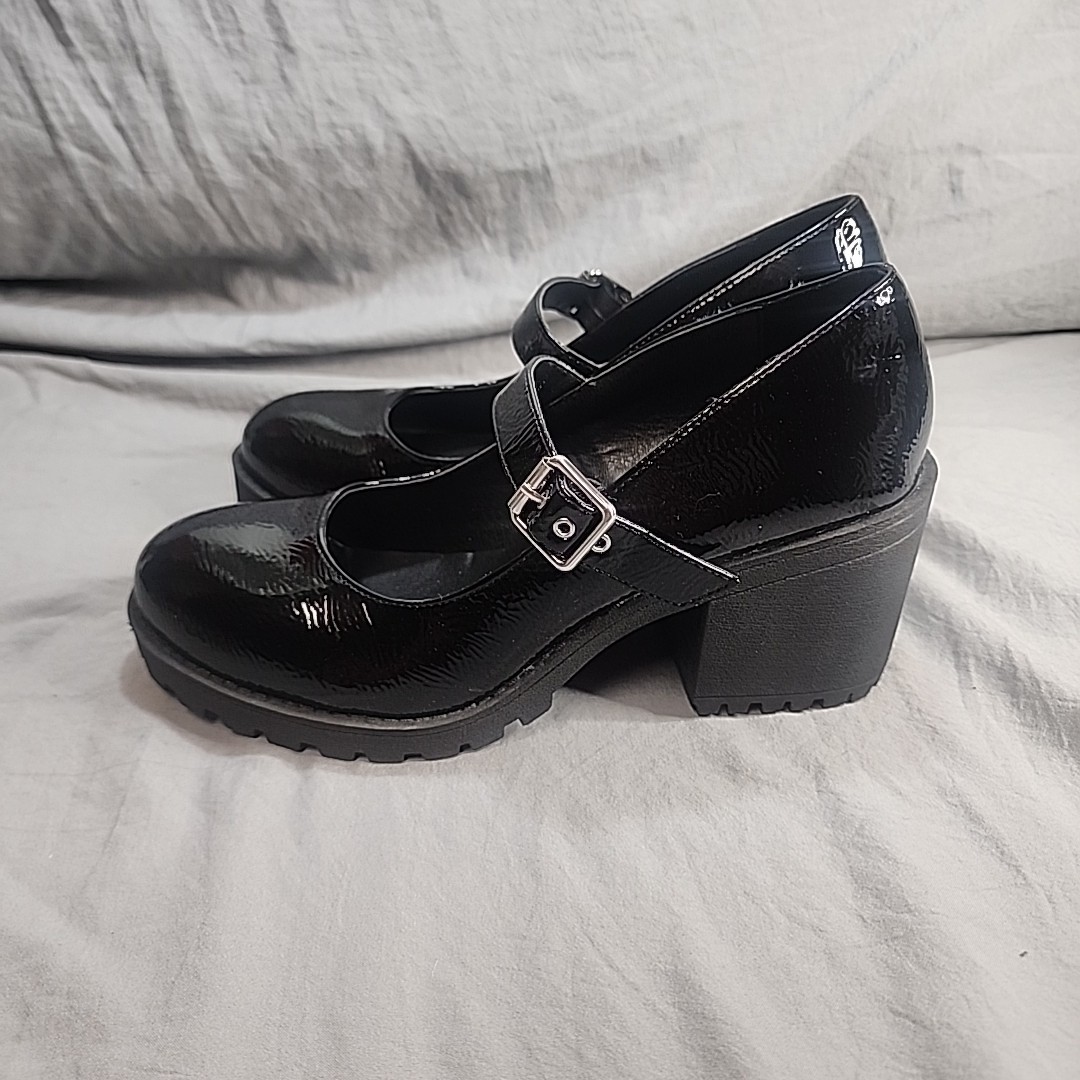 Dirty Laundry Lita Jane Mary Jane Black Patent Leather Shoes Size