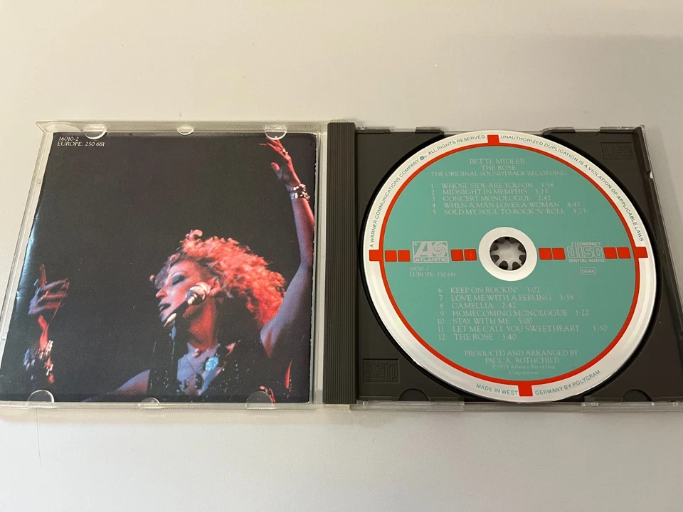 Bette Midler – The Rose (The Original Soundtrack Recording) -Target CD © 1979/86 - Bild 2 von 3