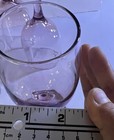 One LIBBEY Premiere Pink Rose Teardrop Wine Glass Stemmed Goblet Vintage — photo 7