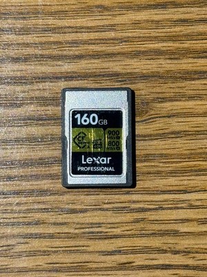 Lexar 160GB Professional CFexpress Type A Gold Series Memory Card 900MB/s