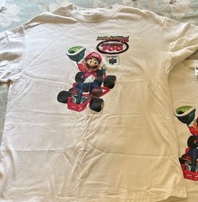 NEW! 1997 Nintendo Vintage Mario Kart 64 "Kick Asphalt 500" promotional t-shirt