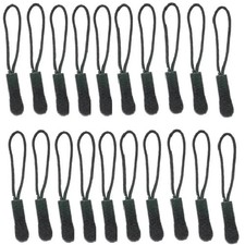 20PC Zipper Pull Puller End Fit Rope Tag Replacement Clip Broken Buckle Fixer Zi