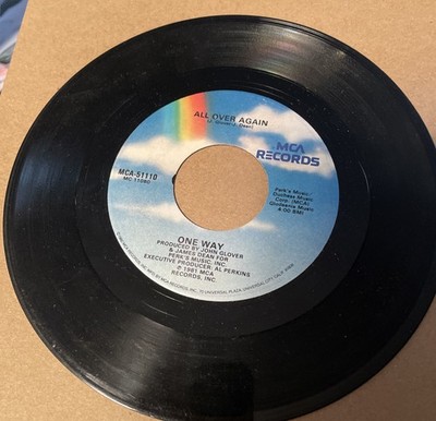 ONE WAY All Over Again PUSH Funk Boogie 45 on MCA 51110