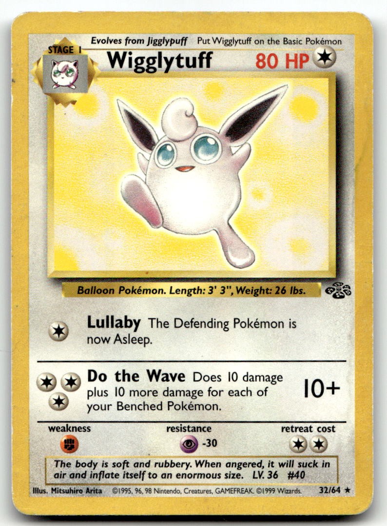 Wigglytuff (32) 32/64 Jungle Rare Unlimited