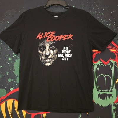 ALICE COOPER No More Mr. Nice Guy Concert Tour Shirt Size L Classic Rock Metal