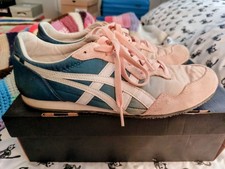 RARE Onitsuka Tiger Serrano Sneakers Size US 9.5 Mens 11 Women Breeze White
