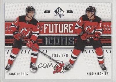 2019 SP Authentic Future Icons /199 Jack Hughes Nico Hischier #134 Rookie RC 1o3