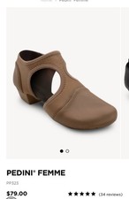 Capezio Pedini Femme New In Box Size 10 Caramel Jazz Teaching Shoe