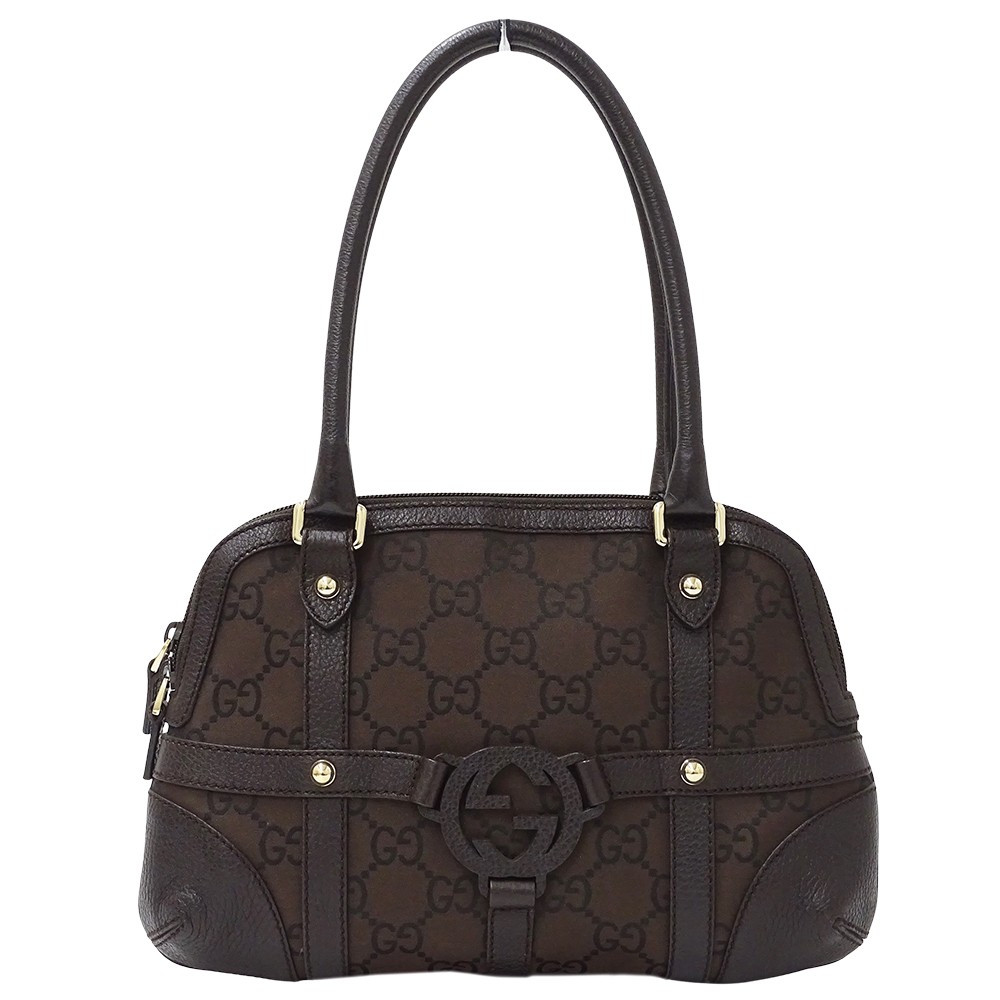 GUCCI GG Nylon Tote Handbag 253341 739043