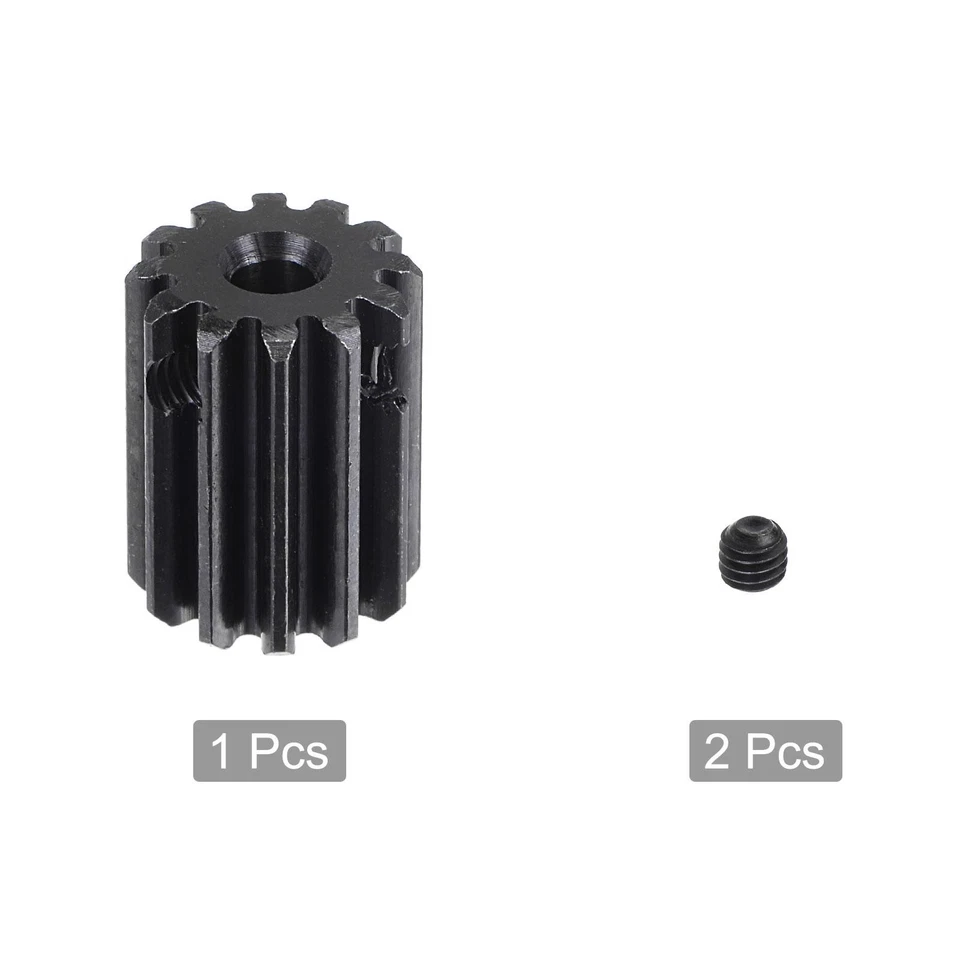 4mm Blende 12T Modul 1 15 # Stahl Spur Diff Differentialritzel Motor Getriebe - Bild 4 von 4