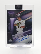 JOSE CANSECO 2026 TOPPS CHROME BLACK PURPLE AUTO /75 #CBA-JCA ATHLETICS Q4632
