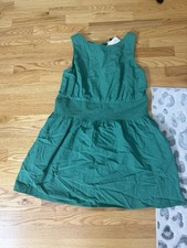 NWT Universal Thread Green Smocked Waist Dress Size L