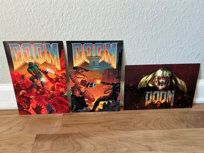 DOOM: The Classics Collection Collector's Edition Art Prints complete set of 3