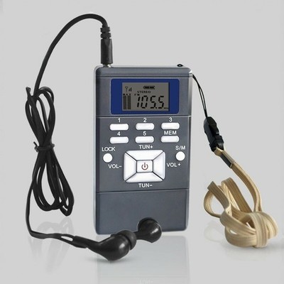 HRD-102 Mini Radio FM Radio Receiver Dual Channel Single Band 2 Colors Optional-