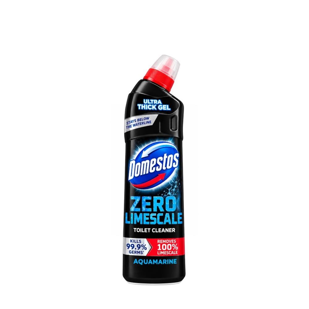 Domestos Zero Limescale Aquamarine Toilet Cleaner 750ml