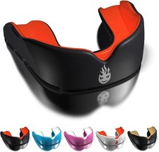 Dr. Knox's Gum Shield Erwachsene Jugend & Junior Premium 11+ Jahre, schwarz/rot