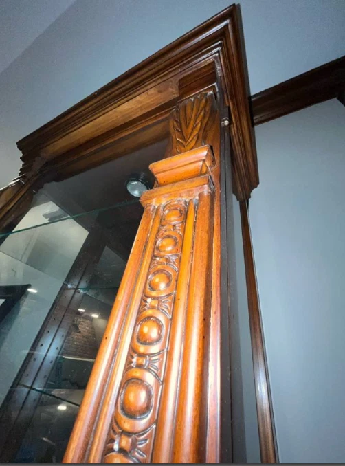 Display Cabinet/Curio Cabinet/Vitrine with Light, Classic-Style, Mirrored - Image 3 of 4