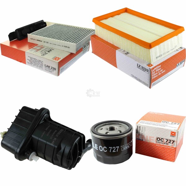 Mahle Kraftstofffilter KL 469 Innenraum LAK 230 Luft LX 933/2 ÖLfilter OC 727-image