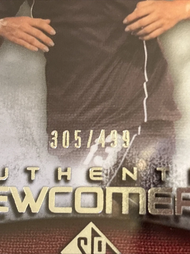 ALEX MORGAN 2011 Upper Deck SP Game Used AUTHENTIC NEWCOMERS ROOKIE RC #305/499 - Image 3 of 3