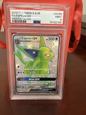 2019 Pokemon S&M Hidden Fates - #SV60 Full Art Espeon GX Holo - PSA 9 on eBay
