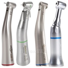 Dental 1:1/1:5 /20:1 LED Fiber Optic Contra Angle Handpiece fit E-Type Motor