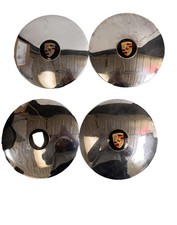Porsche 356s Sc Early 911 Set Of Hubcaps With Optional Enameled Center Crests