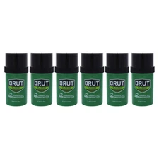 Brut by Faberge Co. for Men - 2.5 oz Deodorant Stick - Pack of 6