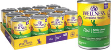 Wellness Complete Health Turkey Formula Grain-Free Canned Cat Food,12x12.5oz