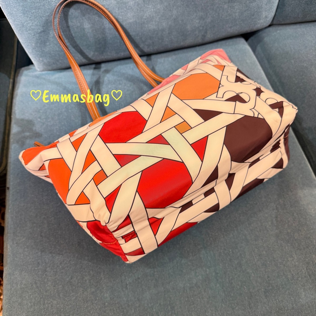 Tory Burch Nylon Large Tote 166469 Lightweight Women's Tote $300